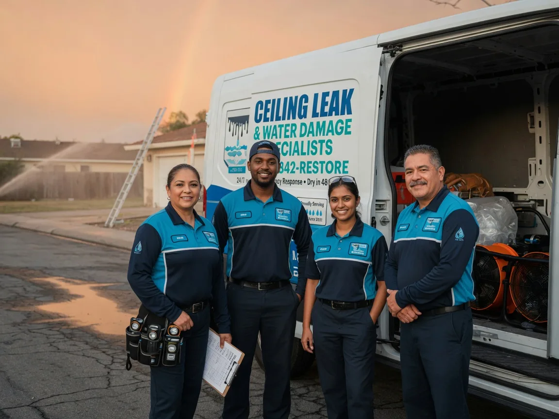 Ceiling Leak Cleanup company in Staley, NC